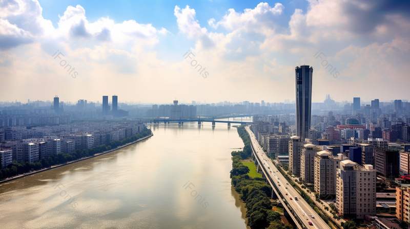 城市干净现代简约夏天建筑,高清,摄影图,摄影图片,图片大全,摄影图免费下载